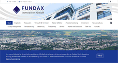 Desktop Screenshot of fundax.de